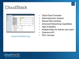 Why Open Source?Typically user-drivensolutions to real problemsLarger user base, users helping usersLower barrier to participationAggressive release cycles can stay current with the state-of-the-artTry before you “buy”, no brochureware, no “PowerPoint softwareOpen data, Open standards, Open APIs