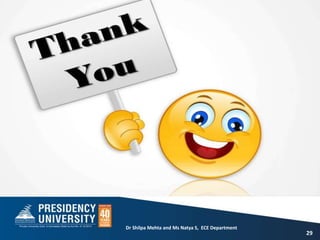 29
Dr Shilpa Mehta and Ms Natya S, ECE Department
 