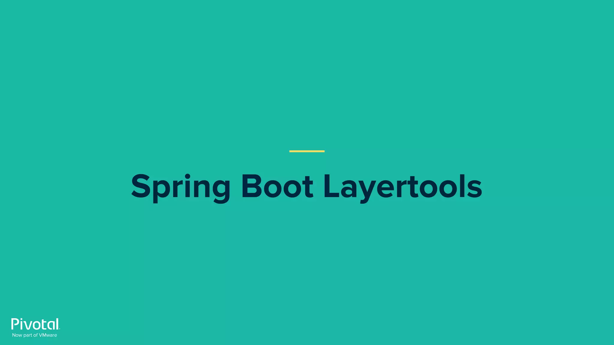 Spring Boot Layertools
 