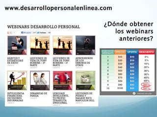 ¿Dónde obtener
   los webinars
     anteriores?
 