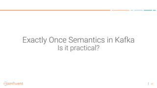 Exactly-once Semantics in Apache Kafka