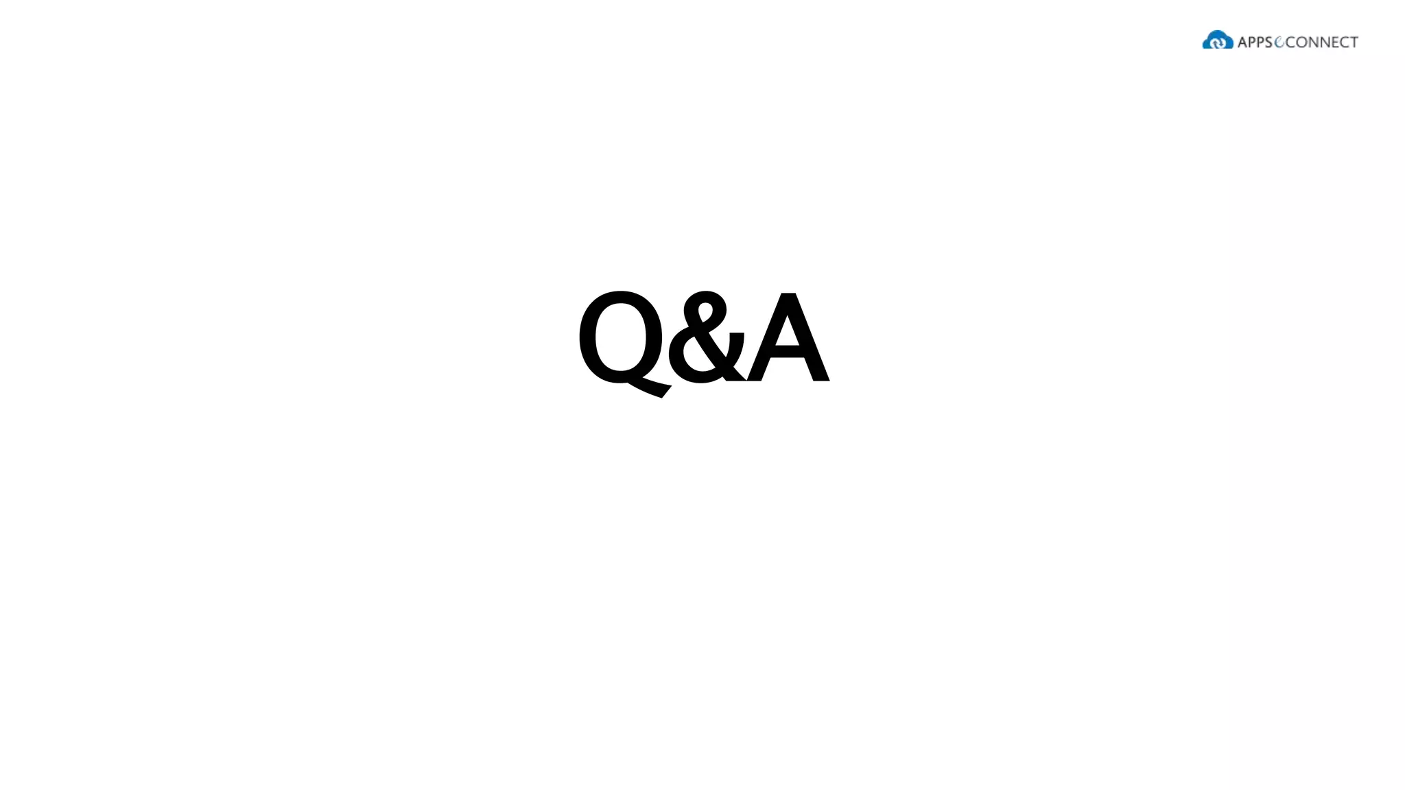 Q&A
 