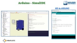 Arduino - SimulIDE
IDE do ARDUINO
 