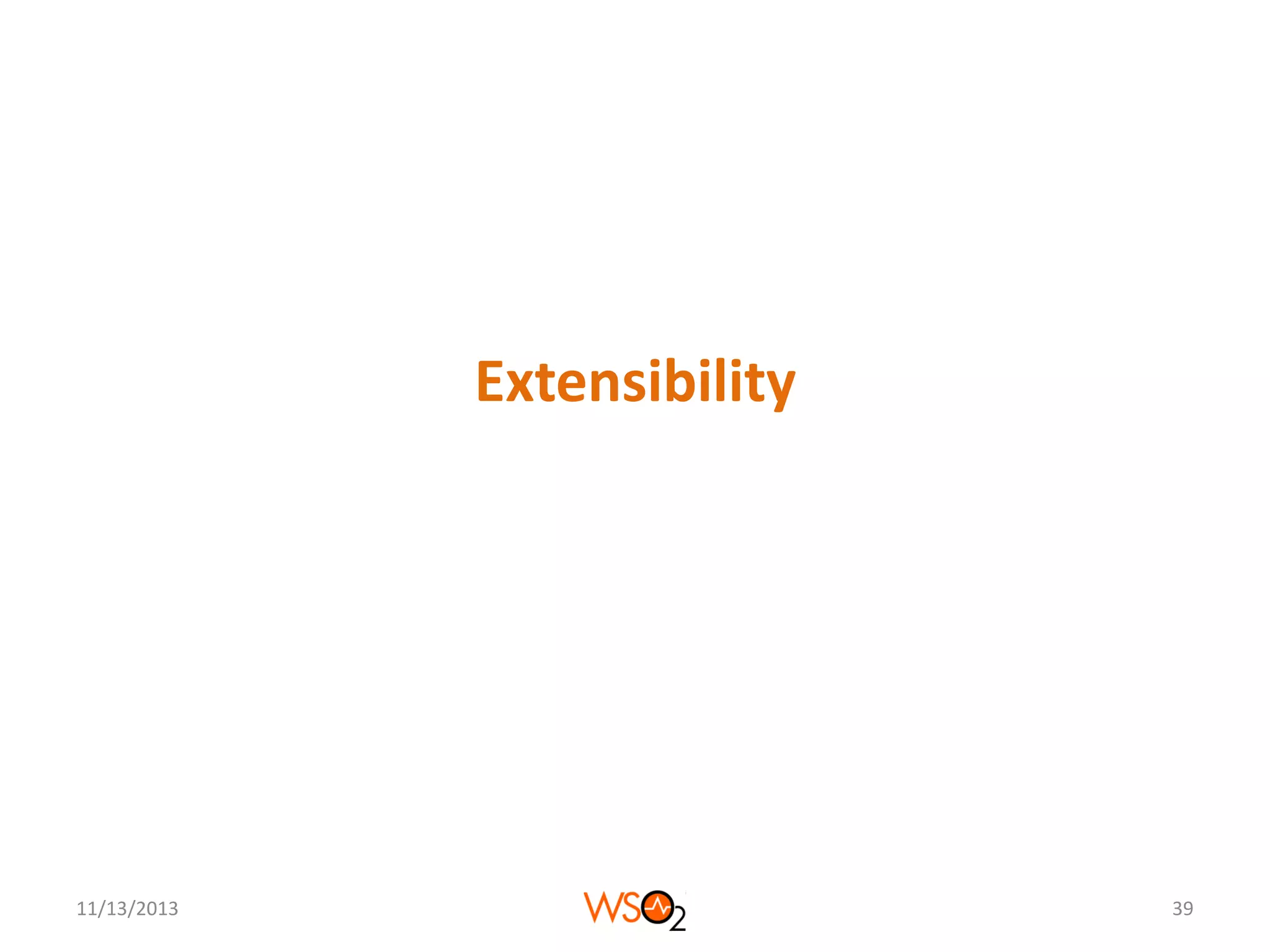 Extensibility

11/13/2013

39

 