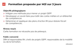 m2iformation.fr
Formation proposée par M2i sur 3 jours
Objectifs pédagogiques
➢ Intégrer une méthode pour mener un projet ...
