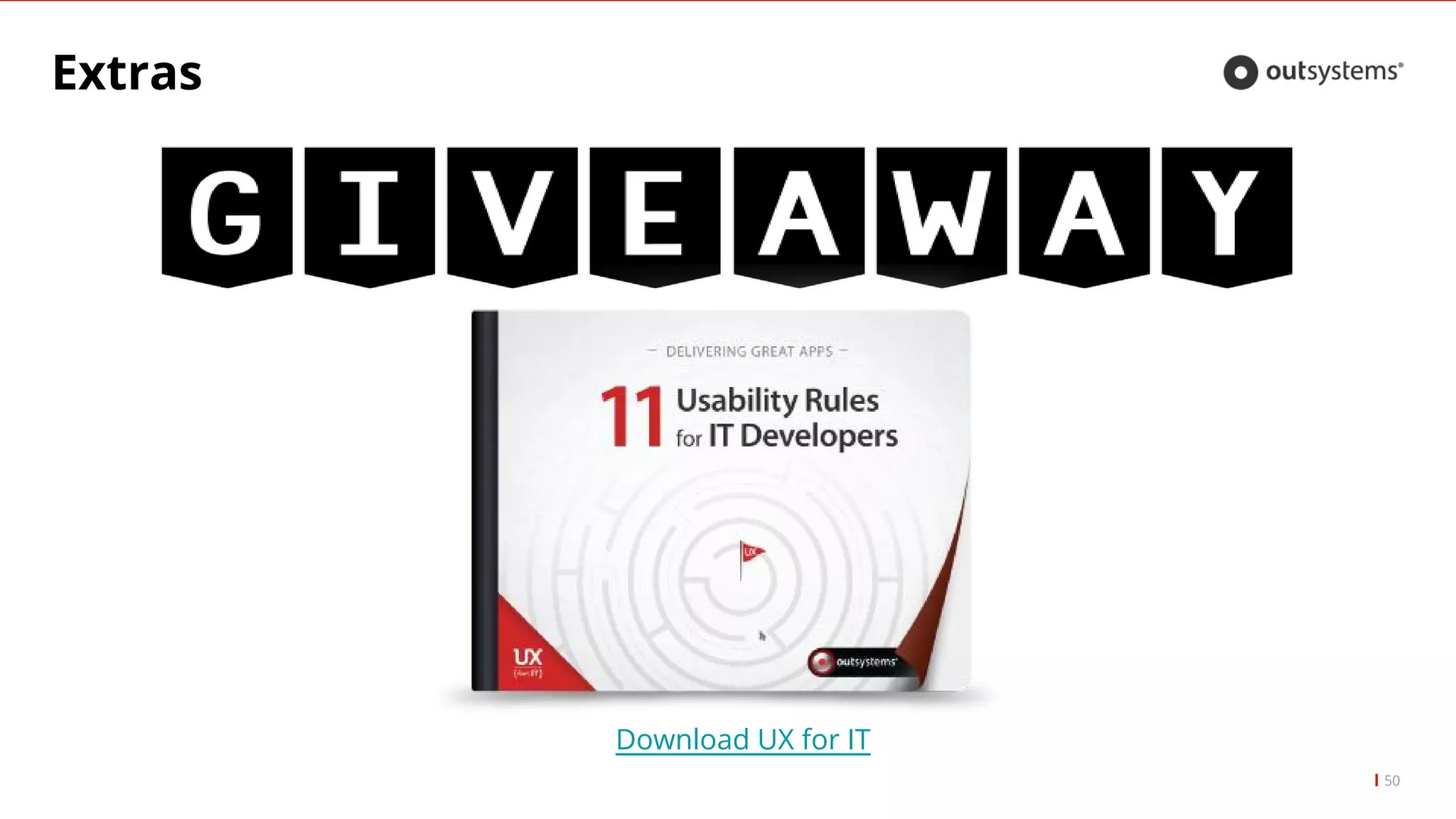 Extras
50
Download UX for IT
 