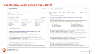 22SureﬁreLocal.com
Google Ads... Local Service Ads… Both!
 