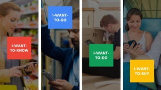 I-WANT-
TO-GO
I-WANT-
TO-BUY
I-WANT-
TO-DO
I-WANT-
TO-KNOW
 