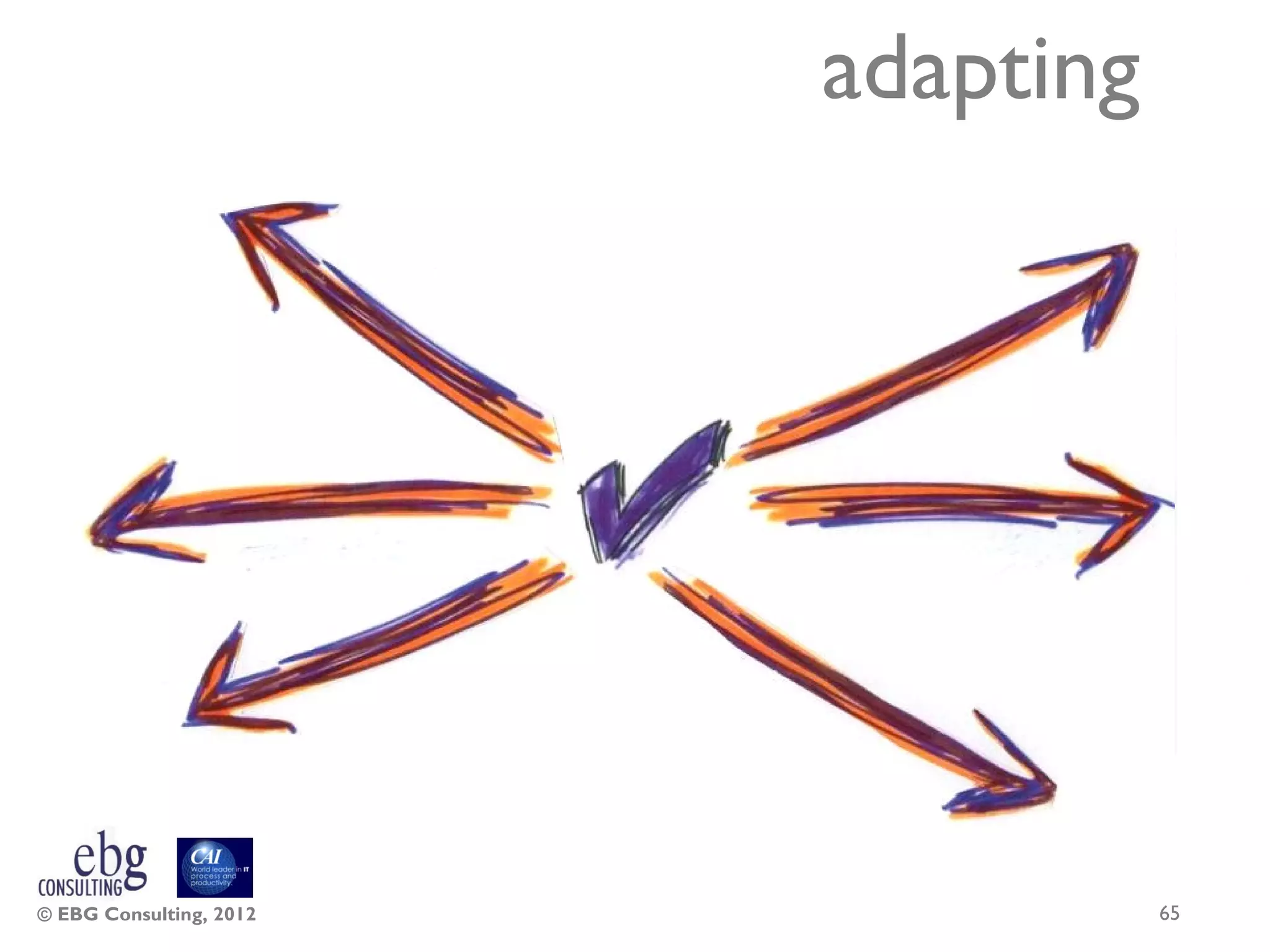 adapting




© EBG Consulting, 2012              65
 