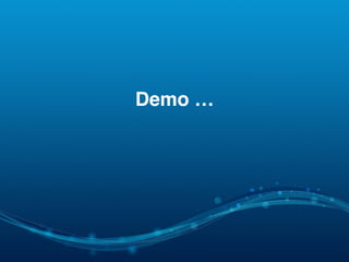 Demo …"
 