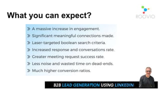 What you can expect?
 