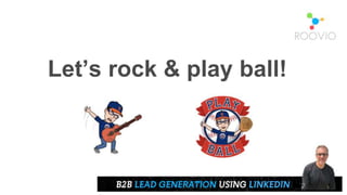 Let’s rock & play ball!
 