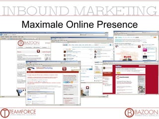 Maximale Online Presence 