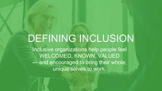 Inclusion Consortium: Measuring Inclusion