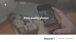 Post quality photos
 