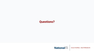 Questions?
 