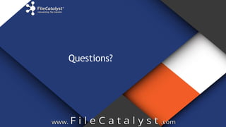 Intro to FileCatalyst Direct v3.7 | PPTX
