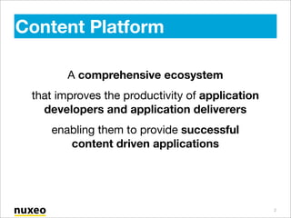 Introduction to the Nuxeo Platform | PDF