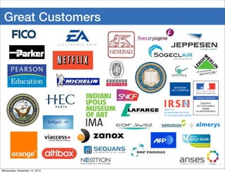 Great Customers




                               9

Wednesday, December 12, 2012
 