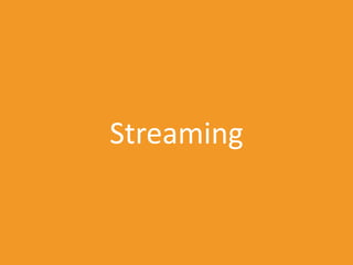 Streaming
 