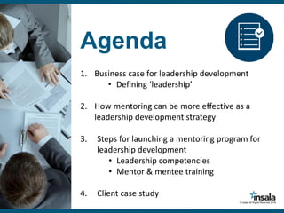 Mentoring for Leadership Development | PDF