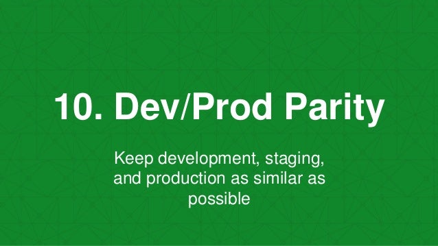 Adapting the 12-Factor App for Microservices