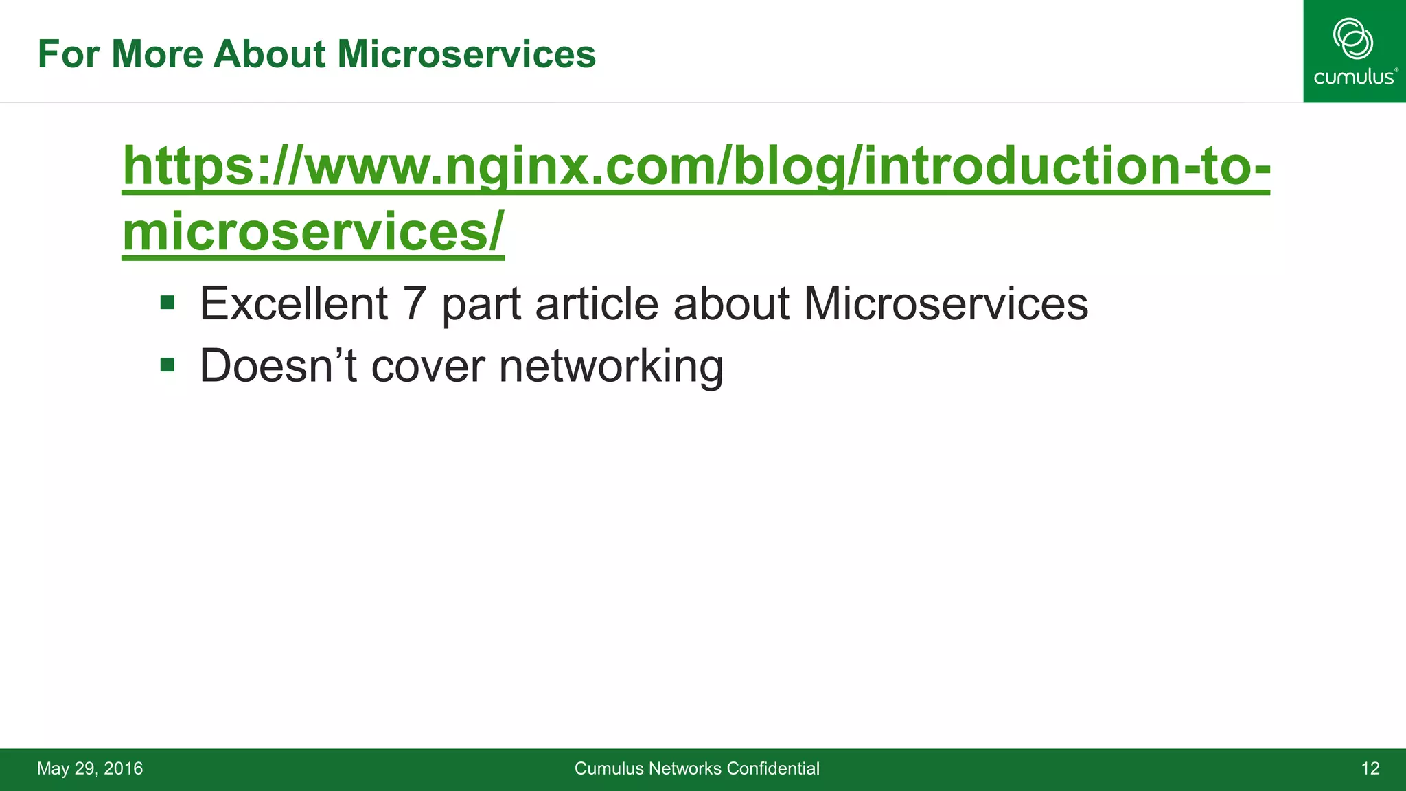 Microservices Network Architecture 101 | PPTX