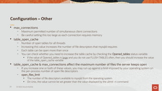 MySQL Performance Best Practices | PDF