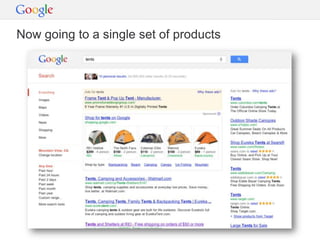 Now going to a single set of products
 