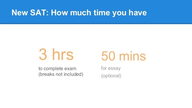 What Students Should Know About the New SAT Changes slideshare