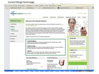 Current Design home page 