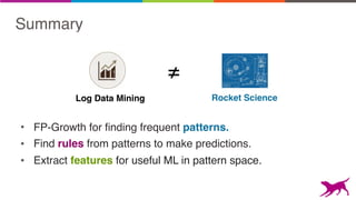 Pattern Mining: Extracting Value from Log Data | PDF