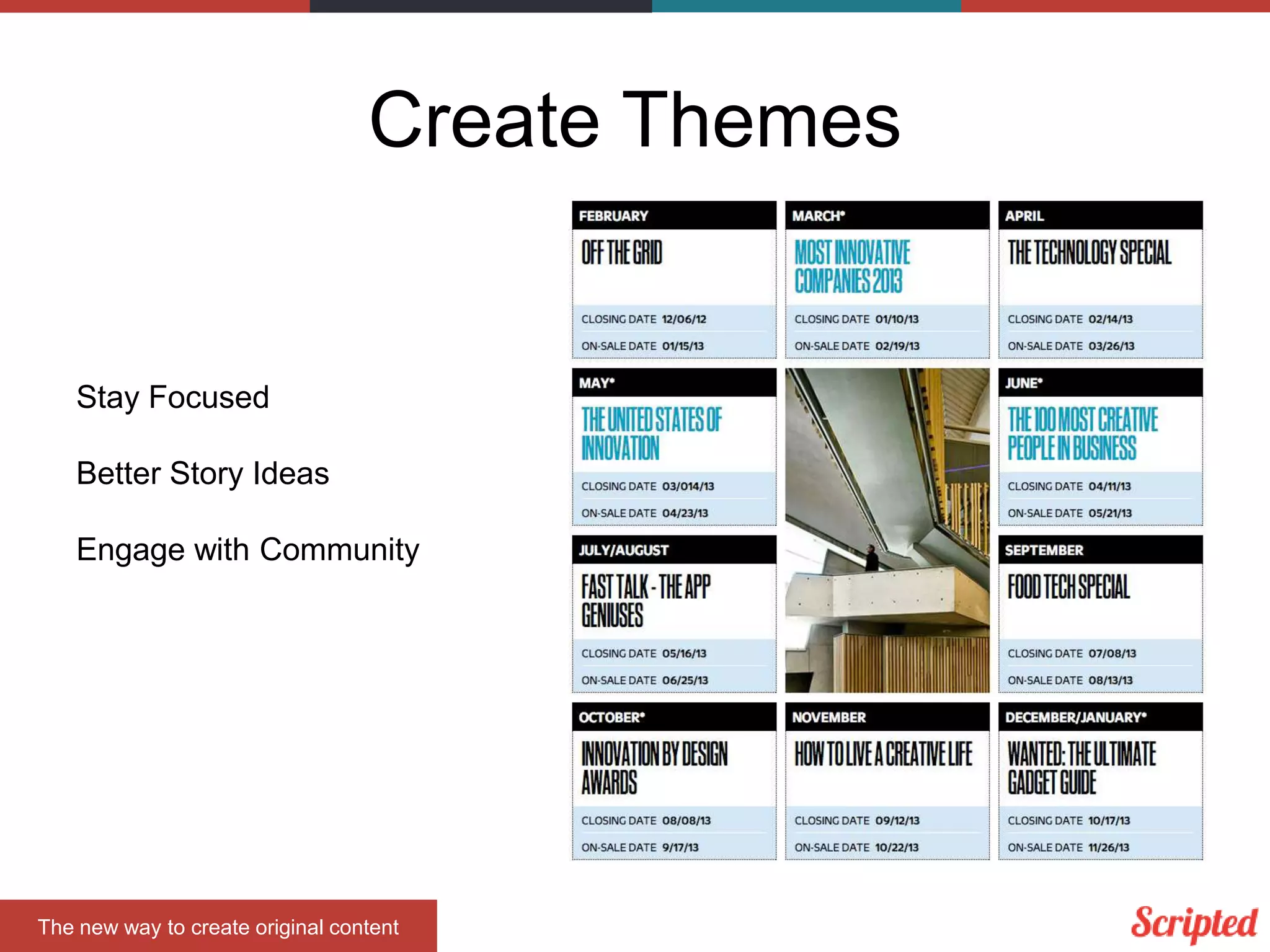 Create Themes

Stay Focused
Better Story Ideas

Engage with Community

The new way to create original content

 