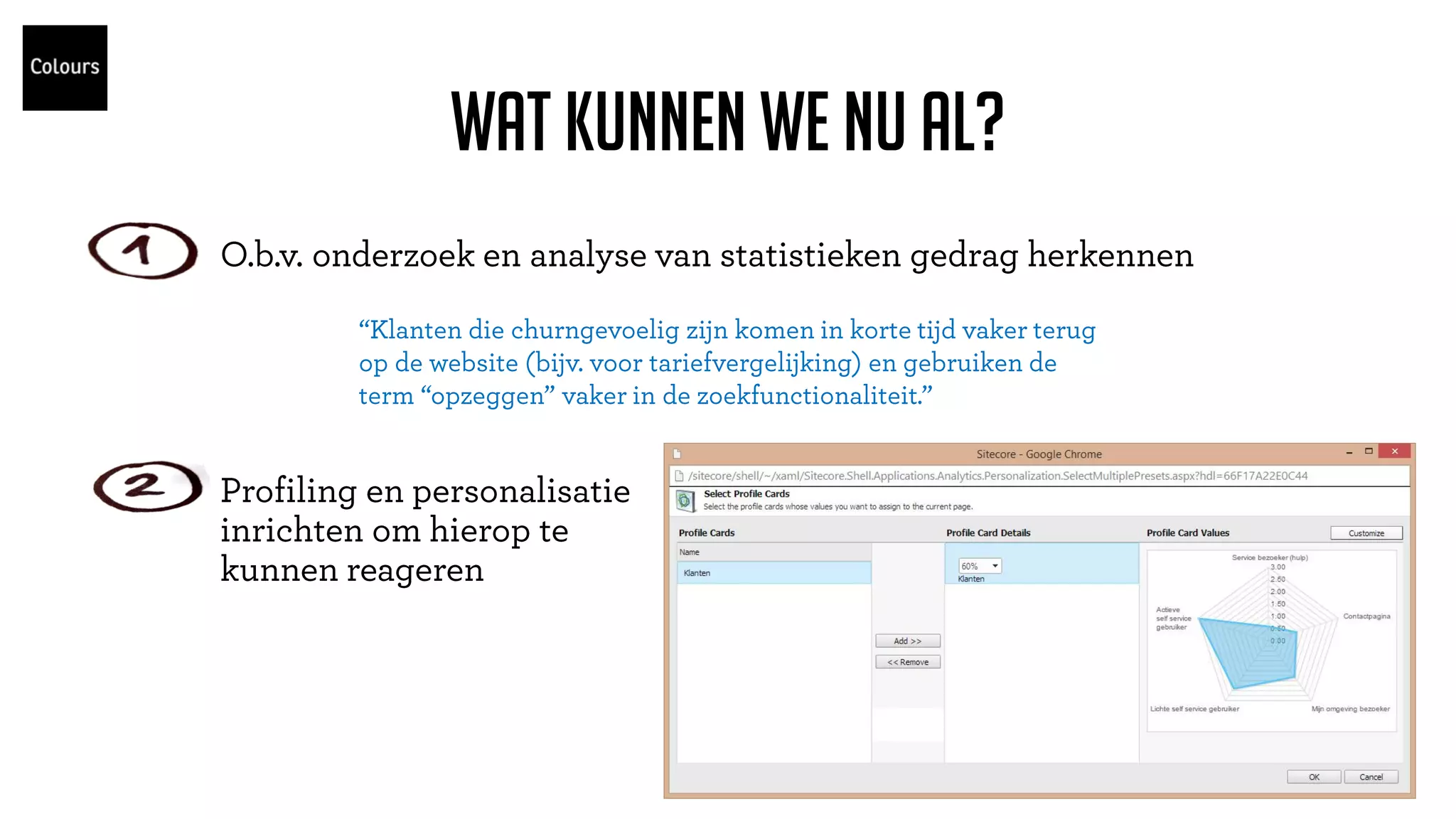 Wat kunnen we nu al?


 
