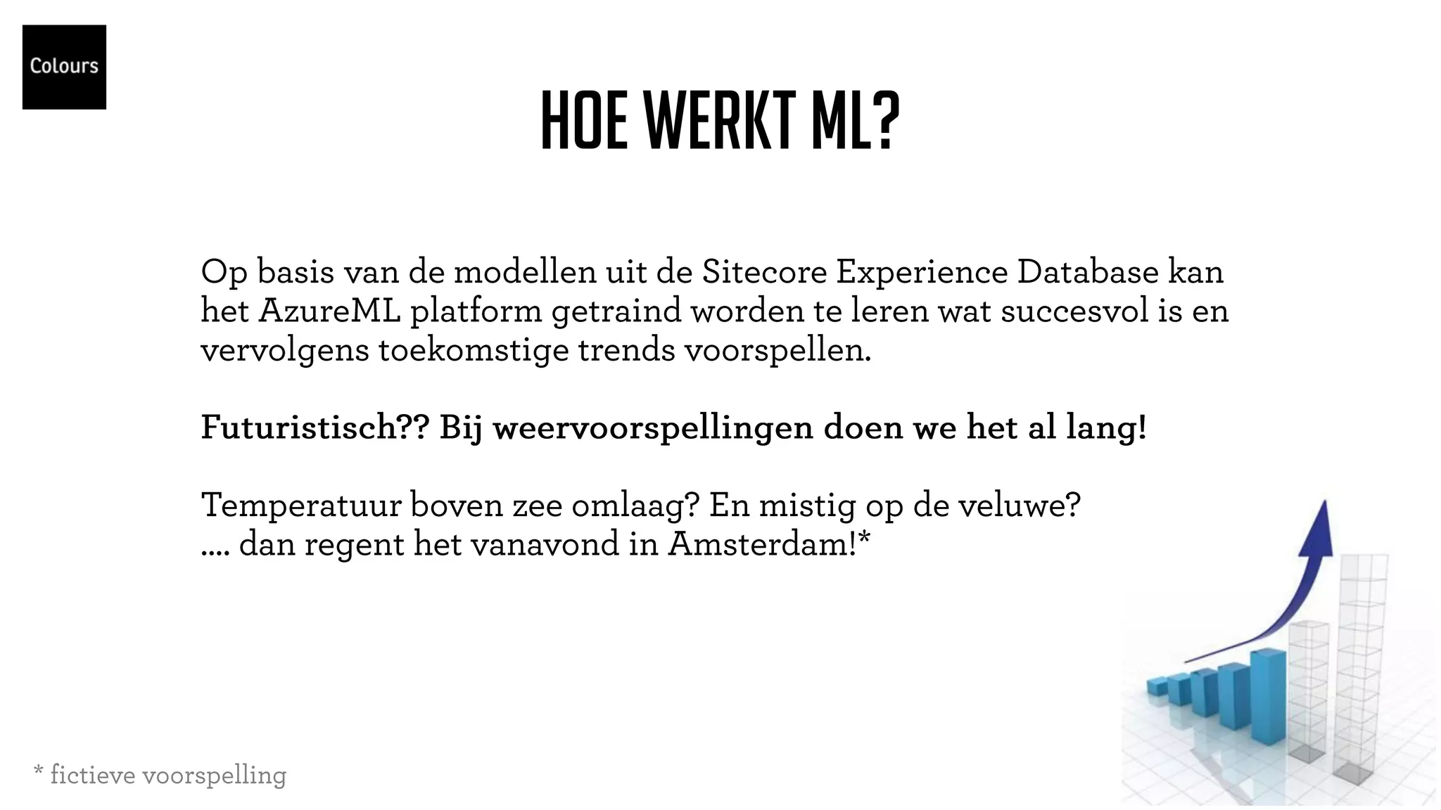 Hoe werkt ML?
 