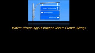 Where Technology Disruption Meets Human Beings
 