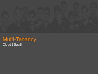 Multi-Tenancy
Cloud | SaaS
12
 