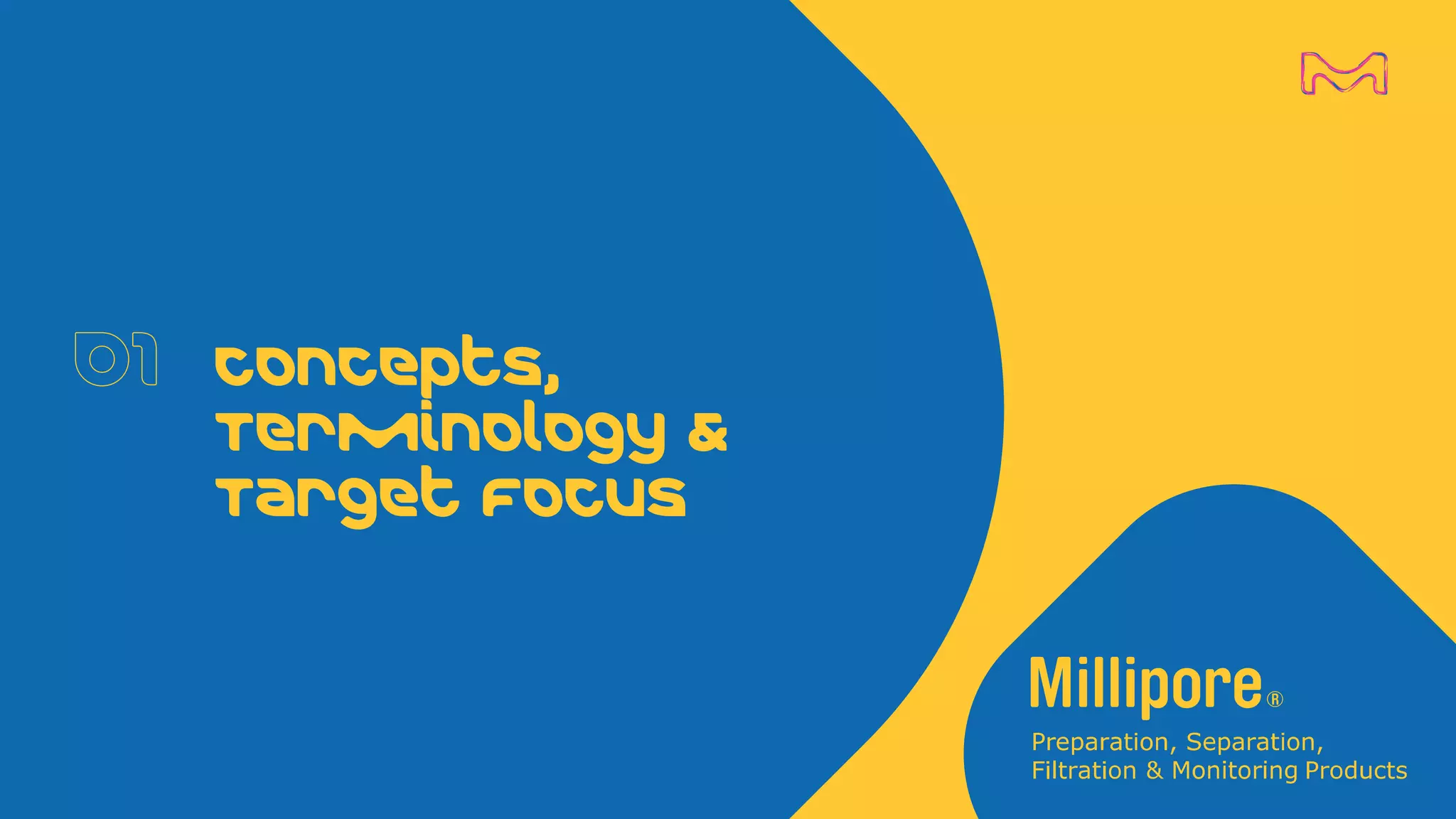 Concepts,
Terminology &
Target Focus
 