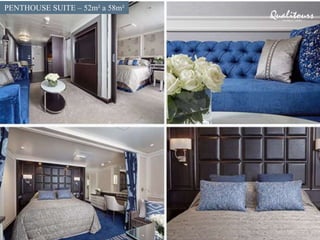 SEVEN SEAS SUITE
PENTHOUSE SUITE – 52m² a 58m²
 