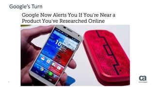 3 © 2014 CA. ALL RIGHTS RESERVED.
Google’s Turn
 