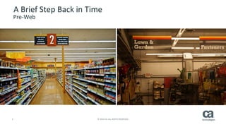 4 © 2014 CA. ALL RIGHTS RESERVED.
A Brief Step Back in Time
Pre-Web
 