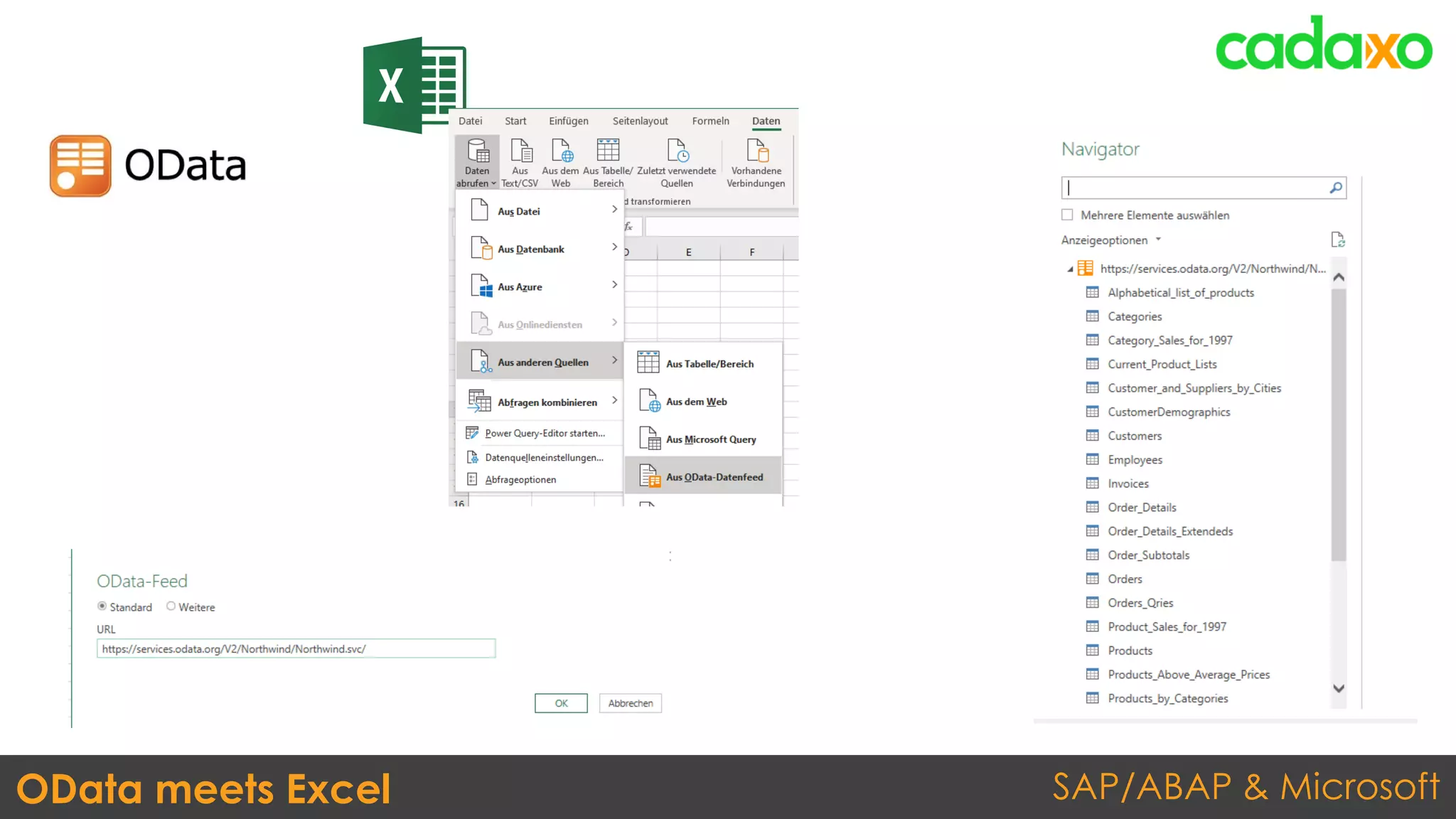 SAP/ABAP & MicrosoftOData meets Excel
 