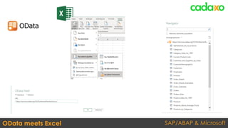 SAP/ABAP & MicrosoftOData meets Excel
 