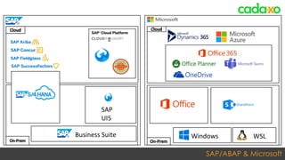 SAP/ABAP & Microsoft
Windows WSLBusiness Suite
SAP
UI5
 