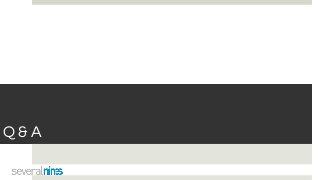 Q & A
 