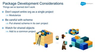 Simplify your code with Salesforce DX and module development | PPTX