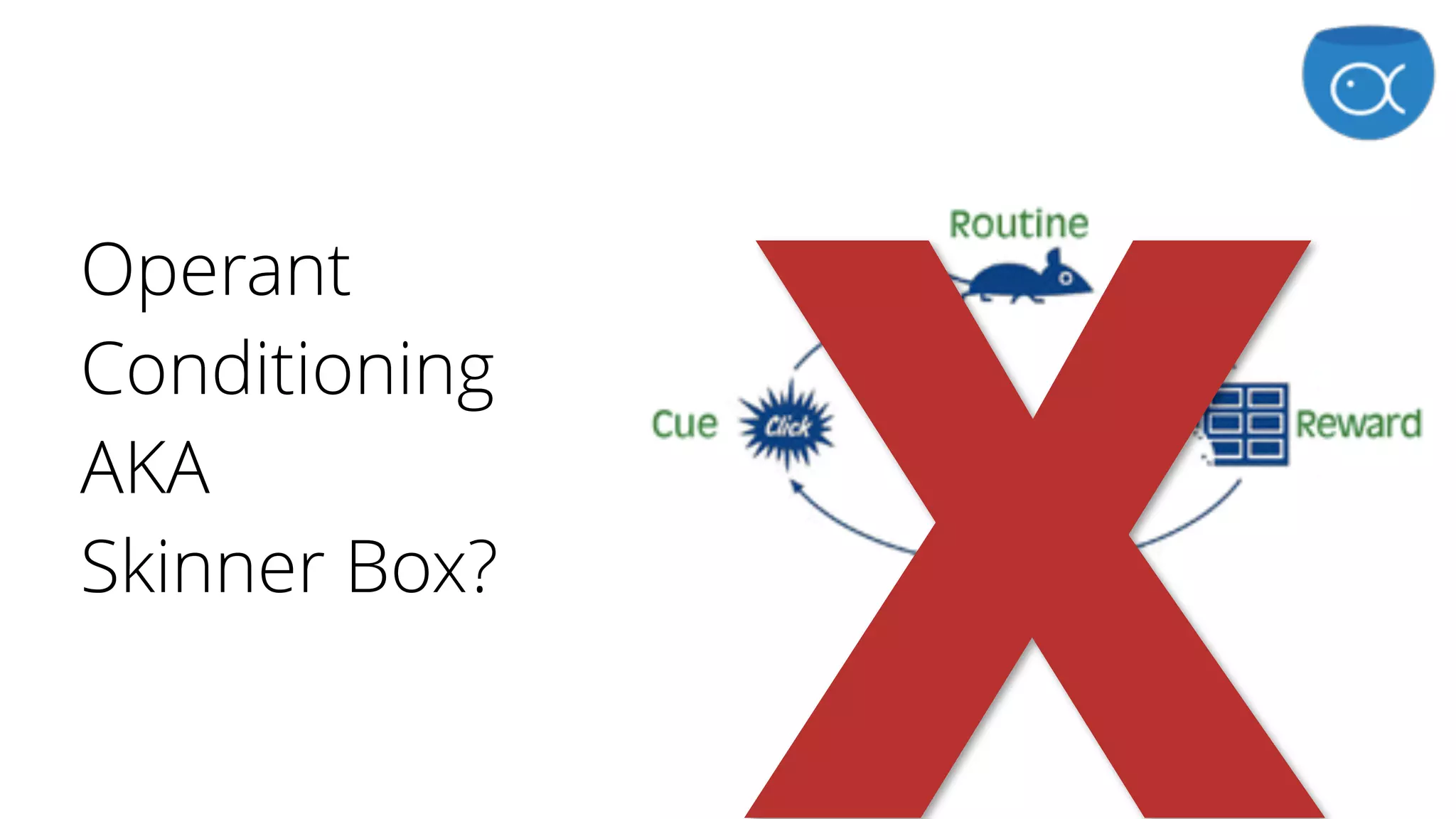 Operant
Conditioning
AKA  
Skinner Box?
X
 
