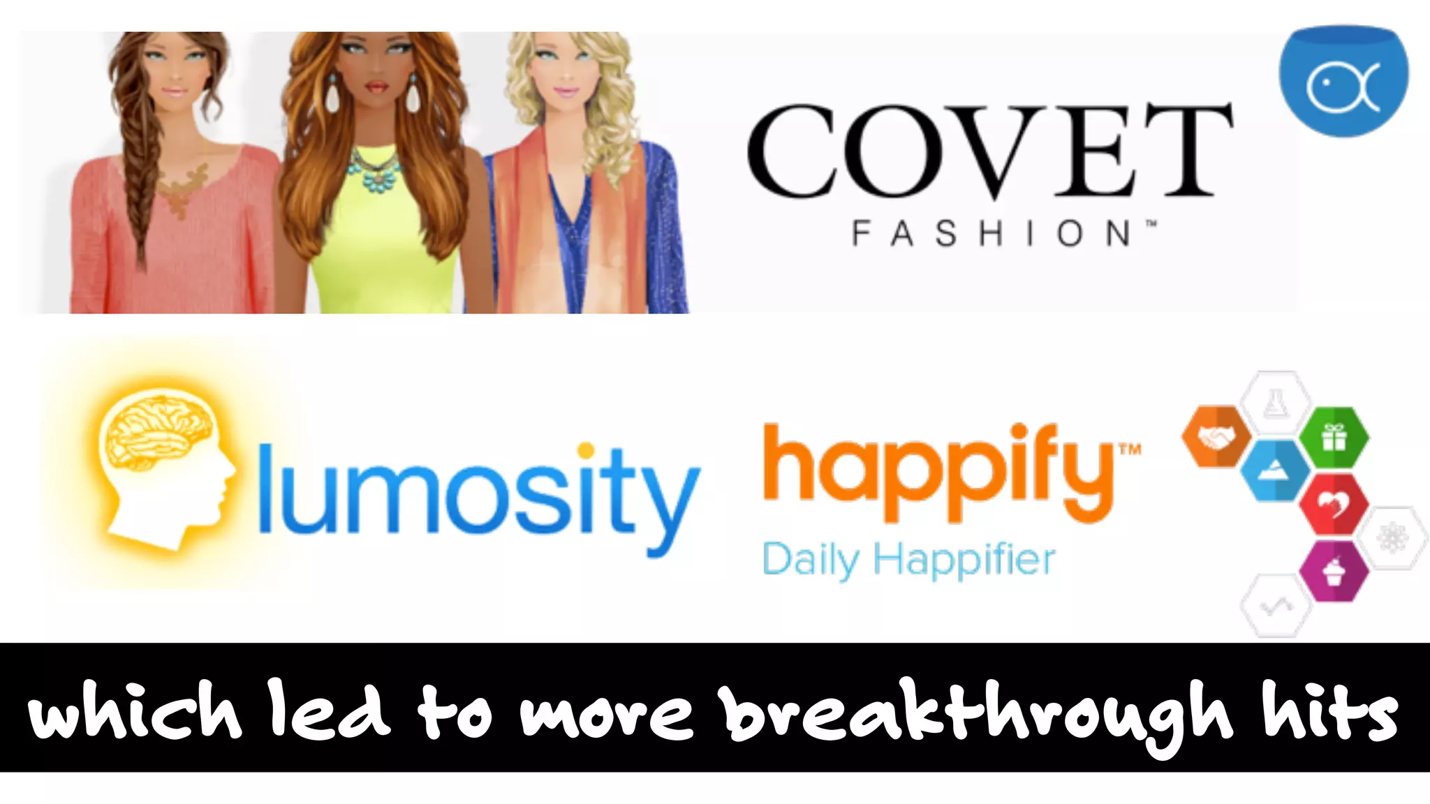 which led to more breakthrough hits
 