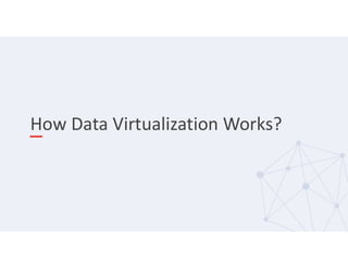 How Data Virtualization Works?
 