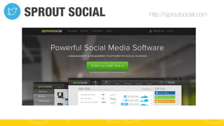 SPROUT SOCIAL

http://sproutsocial.com

#FormaciónEBusiness

 